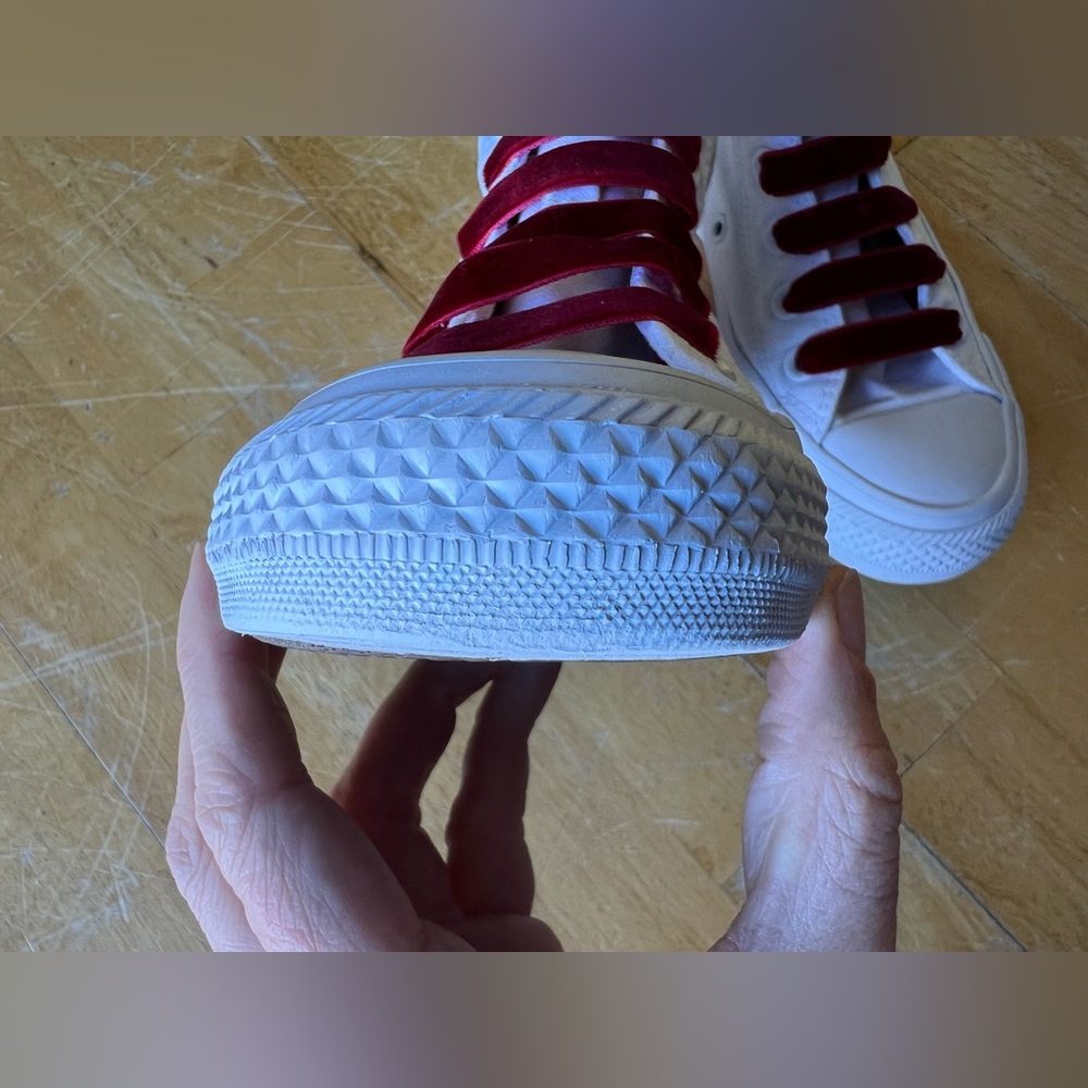 Converse All Star White High-Tops - Picture 5 of 16